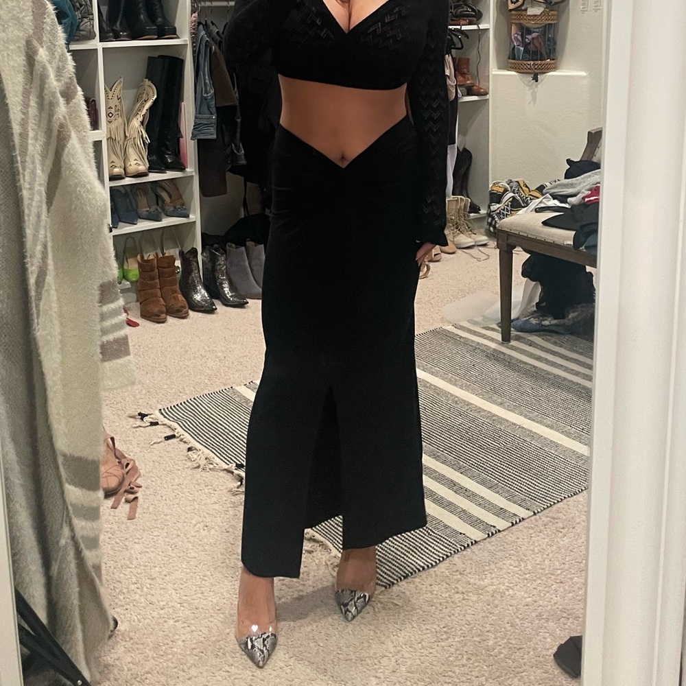 Reformation skirt and Free People tube top Size S